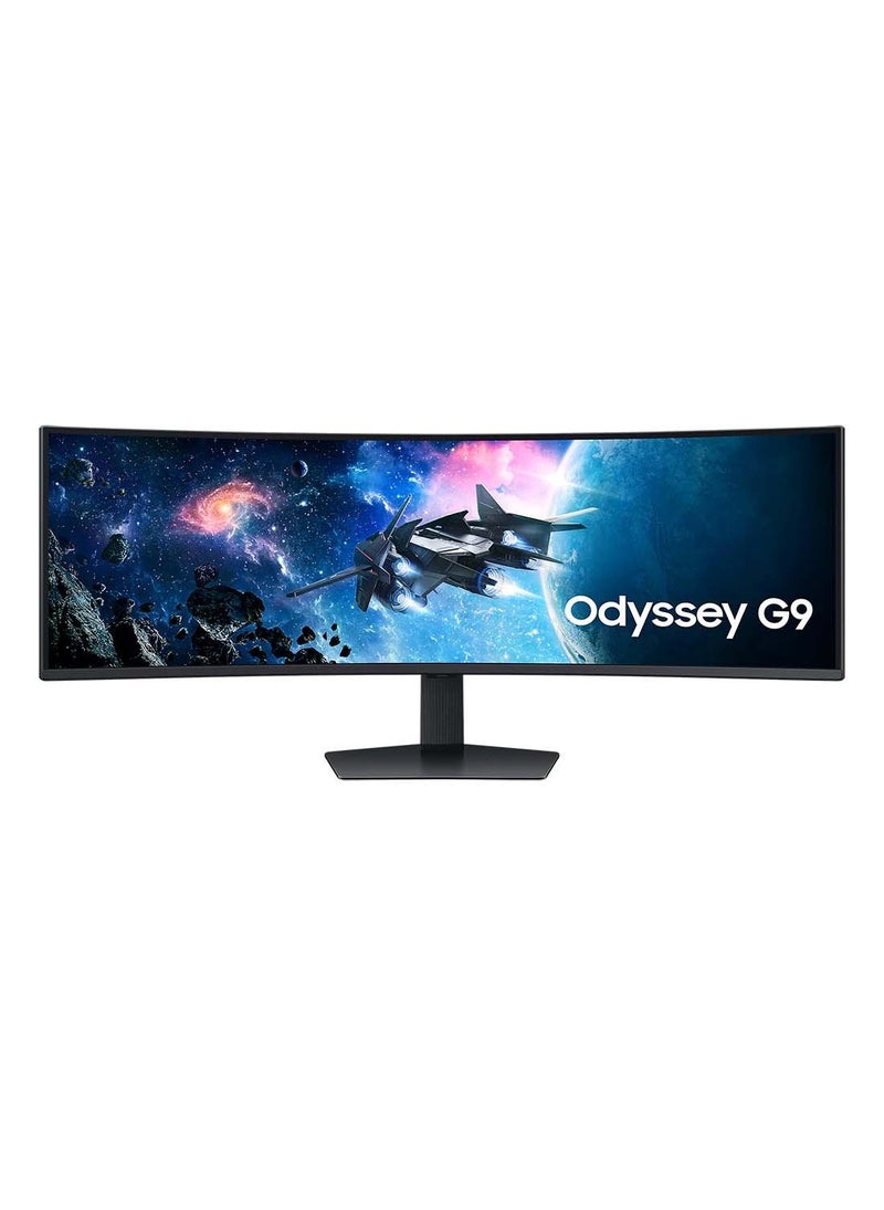 Samsung 49 inch Odyssey G9 Dual QHD Gaming Monitor G9G95C with 1ms Response Time & 240Hz Refresh Rate, 1000R curved screen, AMD FreeSync Premium Pro -  LS49CG954EMXUE Black - Image 1