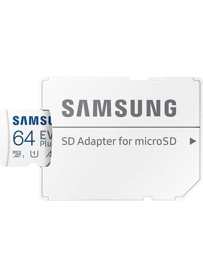 Samsung EVO Plus 64GB microSDXC UHS-I U1 130MB/s Full HD & 4K UHD Memory Card with Adapter (MB-MC64KA) 64 GB - Image 2