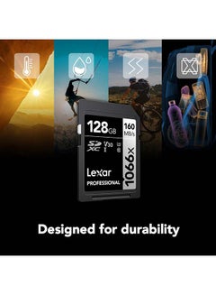 Lexar Professional 1066x 128GB SDXC UHS-I Card Silver Series, Up to 160MB/s Read, for DSLR and Mirrorless Cameras (LSD1066128G-BNNNU) 128 GB  - Image 4