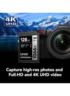 Lexar Professional 1066x 128GB SDXC UHS-I Card Silver Series, Up to 160MB/s Read, for DSLR and Mirrorless Cameras (LSD1066128G-BNNNU) 128 GB  - Image 3