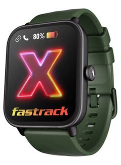 Titan Revoltt X Smart Watch 1.83 Inch TFT Square Display, BT Calling, HRM, SpO2, AI Voice Green