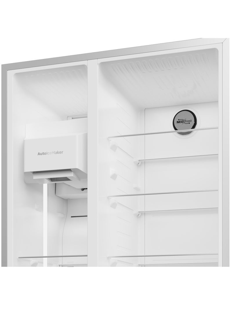 Beko - Side by Side Refrigerator - No-Frost - 525 Litres - Harvest Fresh Technology - ProSmart Inverter Compressor - Direct Water and Ice Dispenser - LED Control Frontal - GN166130XB 7287547932 Prinbia - Image 1
