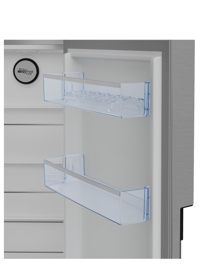 Beko - Side by Side Refrigerator - No-Frost - 525 Litres - Harvest Fresh Technology - ProSmart Inverter Compressor - Direct Water and Ice Dispenser - LED Control Frontal - GN166130XB 7287547932 Prinbia - Image 1