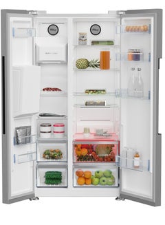 Beko Side by Side Refrigerator - No-Frost - 525 Litres - Harvest Fresh Technology - ProSmart Inverter Compressor - Direct Water and Ice Dispenser - LED Control Frontal - GN166130XB 7287547932 Prinbia  - Image 5