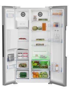 Beko Side by Side Refrigerator - No-Frost - 525 Litres - Harvest Fresh Technology - ProSmart Inverter Compressor - Direct Water and Ice Dispenser - LED Control Frontal - GN166130XB 7287547932 Prinbia  - Image 4