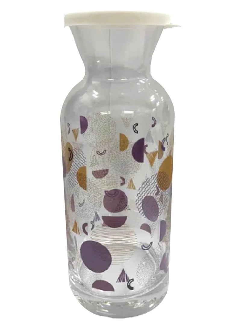 باساباتشي كارافه الحفلات الأرجوانية 700 مل بغطاء سيليكون - Image 3