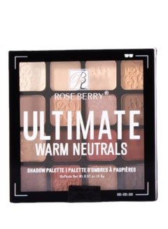 ROSE BERRY Ultimate Shadow Palette Warm Neutrals  - Image 1