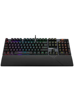 أسوس لوحة مفاتيح الألعاب ASUS ROG Strix Scope II RX، IP57، رغوة مبللة، مفاتيح ضوئية حمراء ROG RX مشحمة مسبقًا، أغطية مفاتيح PBT، عناصر تحكم متعددة الوظائف، مفاتيح التشغيل السريع لوظيفة Xbox Game Bar، RGB-أسود  - Image 2