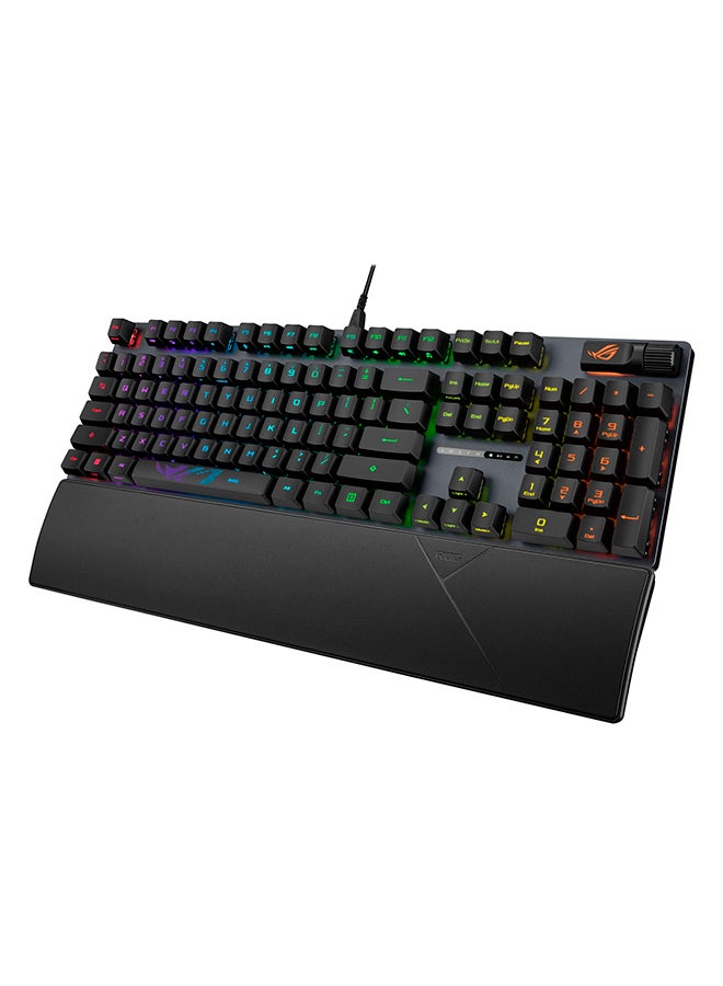 ASUS - ROG Strix Scope II RX Gaming Keyboard, IP57, Dampening Foam, Pre-lubed ROG RX Red Optical Switches, PBT Keycaps, multi-function controls, Xbox Game Bar function hotkeys, RGB - Image 1