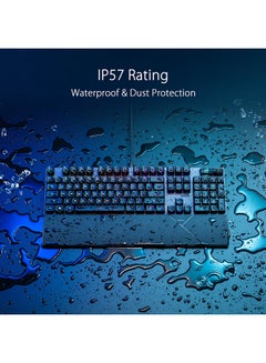 أسوس لوحة مفاتيح الألعاب ASUS ROG Strix Scope II RX، IP57، رغوة مبللة، مفاتيح ضوئية حمراء ROG RX مشحمة مسبقًا، أغطية مفاتيح PBT، عناصر تحكم متعددة الوظائف، مفاتيح التشغيل السريع لوظيفة Xbox Game Bar، RGB-أسود  - Image 4