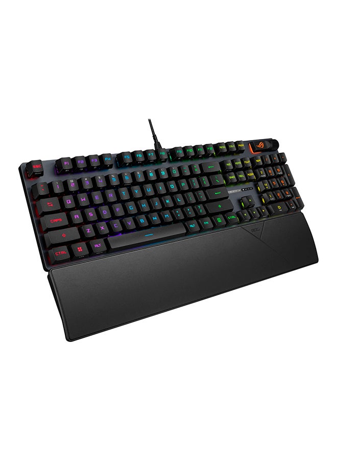 ASUS - ROG Strix Scope II RX Gaming Keyboard, IP57, Dampening Foam, Pre-lubed ROG RX Red Optical Switches, PBT Keycaps, multi-function controls, Xbox Game Bar function hotkeys, RGB, US layout - Image 1