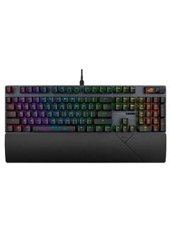 أسوس لوحة مفاتيح ألعاب كاملة الحجم ASUS ROG Strix Scope II، رغوة مبللة، مفاتيح ROG NX Snow مشحمة مسبقًا، أغطية مفاتيح ABS مطلية بالأشعة فوق البنفسجية، أدوات تحكم متعددة الوظائف، مفاتيح تشغيل سريع لشريط ألعاب Xbox والتسجيل، RGB-أسود  - Image 1