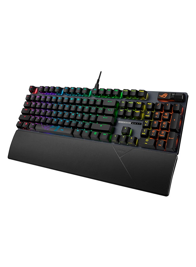 ASUS ROG Strix Scope II Full-Size Gaming Keyboard, Dampening Foam, Pre-lubed ROG NX Snow Switches, UV-Coated ABS Keycaps, multi-function controls, hotkeys for Xbox Game Bar and recording, RGB  - Image 3