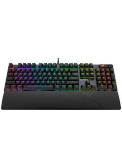 أسوس لوحة مفاتيح ألعاب كاملة الحجم ASUS ROG Strix Scope II، رغوة مبللة، مفاتيح ROG NX Snow مشحمة مسبقًا، أغطية مفاتيح ABS مطلية بالأشعة فوق البنفسجية، أدوات تحكم متعددة الوظائف، مفاتيح تشغيل سريع لشريط ألعاب Xbox والتسجيل، RGB-أسود  - Image 2