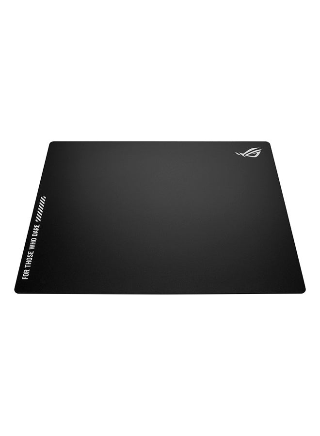 ASUS ROG Moonstone Ace L Tempered Glass Gaming Mouse Pad, Ultrafast Glides, Noise-Reducing Design,  9H Tempered Glass, Impact & Scratch Resistant, Anti-slip Silicone Base, 500 x 400 mm, Black | 90MP03L0-BPUA00  - Image 3