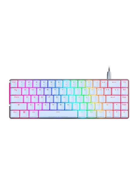 ROG Falchion Ace 65% RGB Compact Gaming Mechanical Keyboard, Lubed ROG NX Red Switches And Switch Stabilizers, Sound-Dampening Foam, PBT Keycaps, Wired with KVM, Three Angles, Cover Case