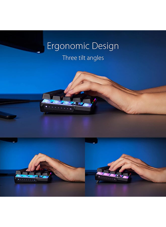 ASUS - ASUS ROG Falchion Ace 65% RGB Compact Gaming Mechanical Keyboard, Lubed ROG NX Red Switches & Switch Stabilizers, Sound-Dampening Foam, PBT Keycaps, Wired with KVM, Three Angles, Cover Case-White - Image 1