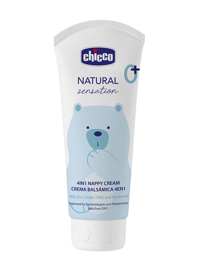 Chicco 4 in 1 Natural Sensation Nappy Cream, 100 ML, 0M+  - Image 2