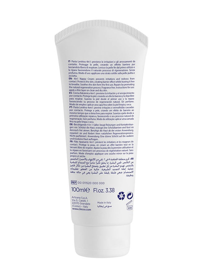 Chicco 4 in 1 Natural Sensation Nappy Cream, 100 ML, 0M+  - Image 3