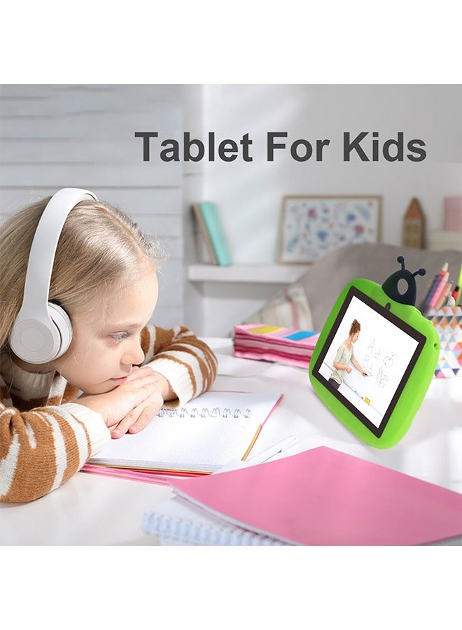 C idea 7 Inch Tablet For Kids, Android 9.0 Kids 4Gb+64Gb WiFi HD Display Screen Iwawa Dual Camera Children Toddler Safety Educational Learning Tablet With Case For Boys And Girls  - Image 2