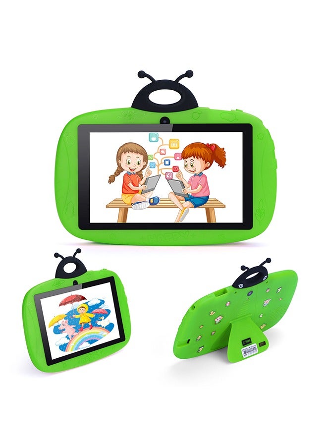 C idea 7 Inch Tablet For Kids, Android 9.0 Kids 4Gb+64Gb WiFi HD Display Screen Iwawa Dual Camera Children Toddler Safety Educational Learning Tablet With Case For Boys And Girls  - Image 3
