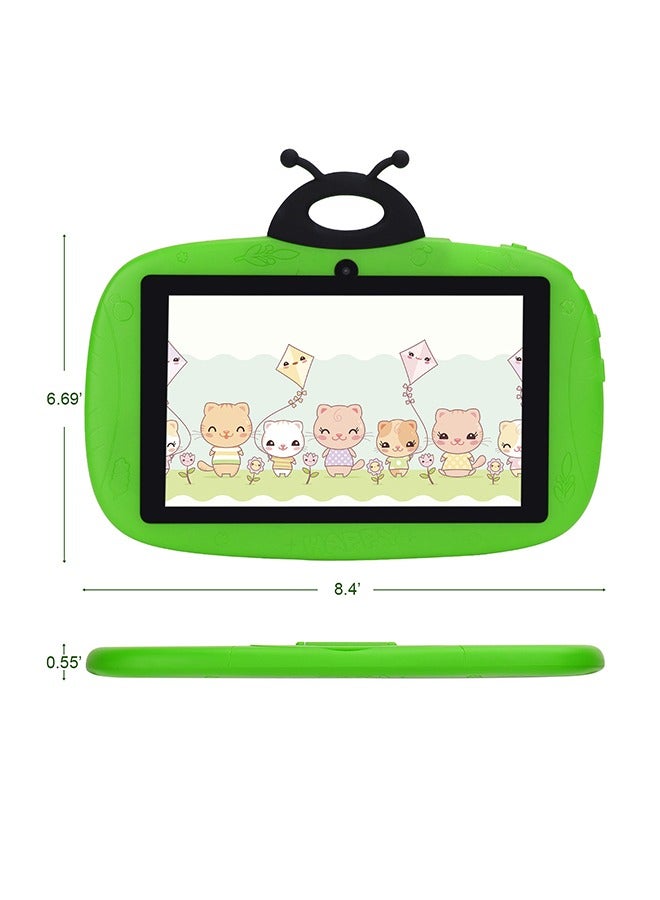 C idea 7 Inch Tablet For Kids, Android 9.0 Kids 4Gb+64Gb WiFi HD Display Screen Iwawa Dual Camera Children Toddler Safety Educational Learning Tablet With Case For Boys And Girls  - Image 4