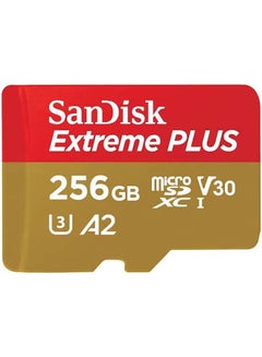 Extreme Plus microSDXC UHS-I Card with Adapter, 256GB, SDSQXBD-256G-AN6MA 256 GB - pnsku/N70053370V/45/_/1710220778/a24df334-9561-4c6b-b60a-c728ac06807a