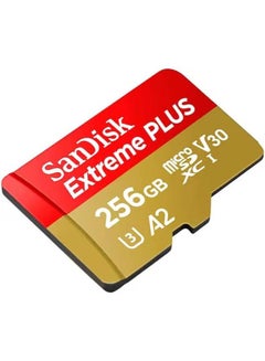 Extreme Plus microSDXC UHS-I Card with Adapter, 256GB, SDSQXBD-256G-AN6MA 256 GB - pnsku/N70053370V/45/_/1710220778/fece17ca-891c-4947-8bdc-f0e97806c731