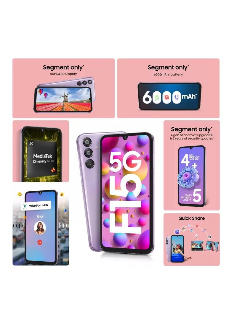 سامسونج جالاكسي F15 5G (أخضر جازي، 128 جيجابايت) (4 جيجابايت رام) - Image 4