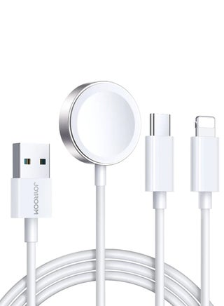 S-IW008 3-In-1 iP Watch Magnetic Charger+Lightning+Type-C cable (USB-A) 1.2M White - pnsku/N70053398V/45/_/1710000052/c85677a2-bbca-4c93-90d5-9ff7d64e32c9