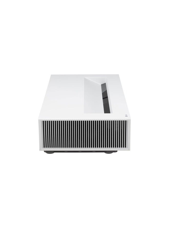 إل جي جهاز عرض ليزر UST بدقة 4K UHD HU715QW.AMI باللون الأبيض  - Image 2