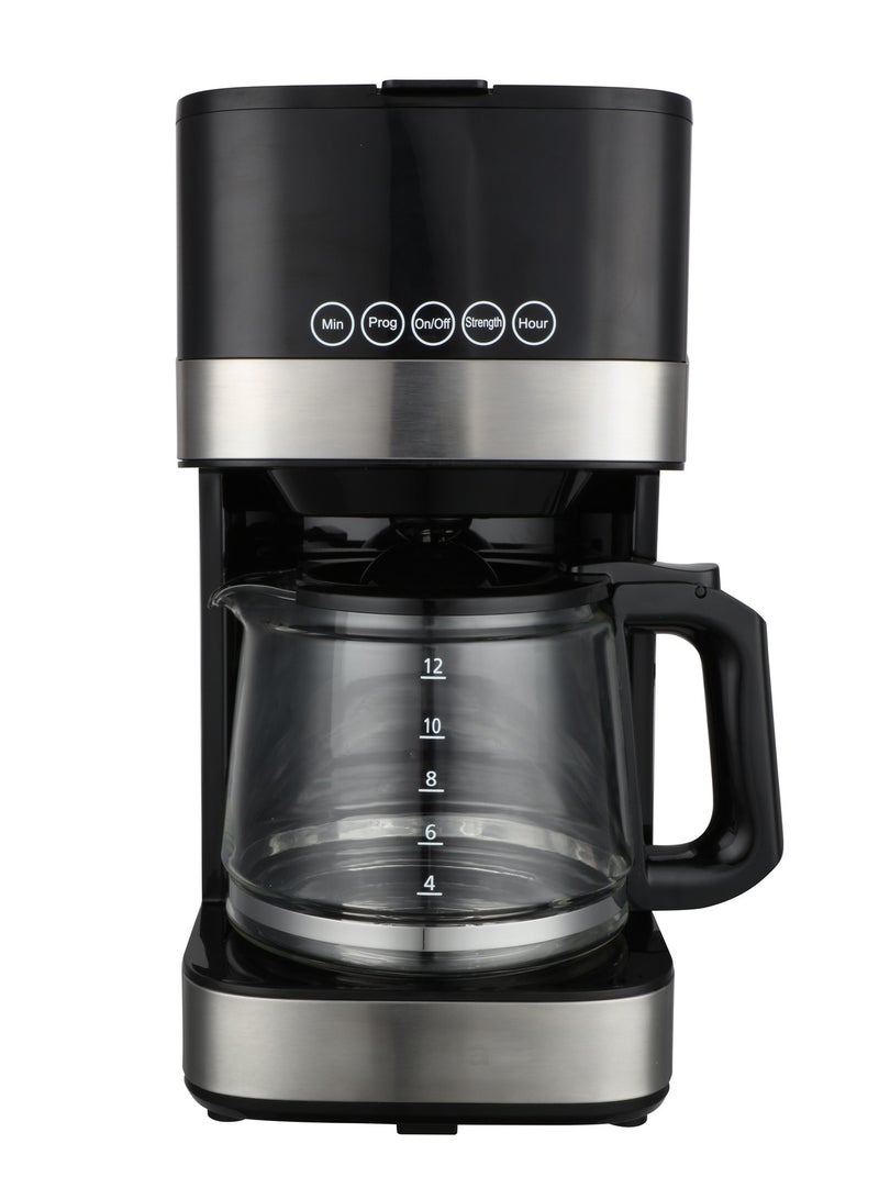 KOOLEN Coffee Maker Digital With Filter 1.8 L 900 W 800100014 Black  - Image 2