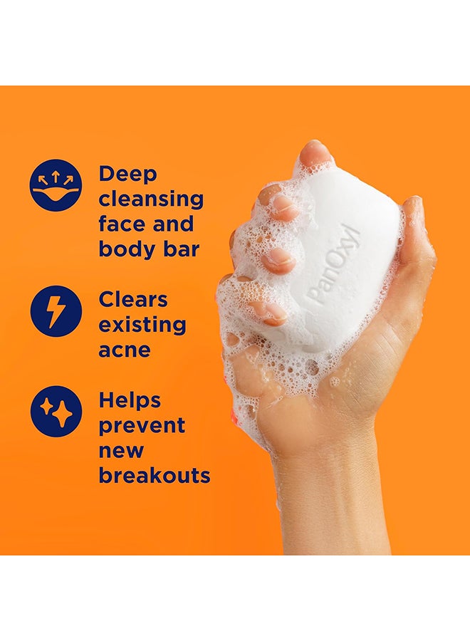 PanOxyl - 10% Benzoyl Peroxide Acne Cleansing Bar 113grams - Image 1
