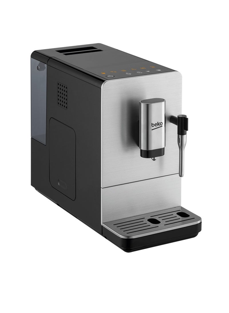 Beko - Bean to Cup Automatic Espresso Machine with Steam Wand, Steam Nozzle, One touch LCD control, 19 bar pressure, Removable 1.6L Water Tank 1.6 L 1250 W CEG5311X Stainless Steel - Image 1