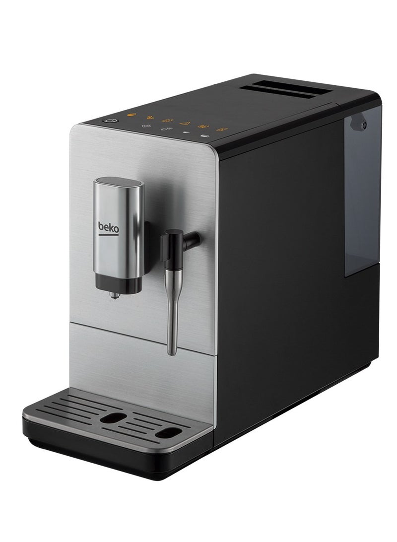 Beko - Bean to Cup Automatic Espresso Machine with Steam Wand, Steam Nozzle, One touch LCD control, 19 bar pressure, Removable 1.6L Water Tank 1.6 L 1250 W CEG5311X Stainless Steel - Image 1