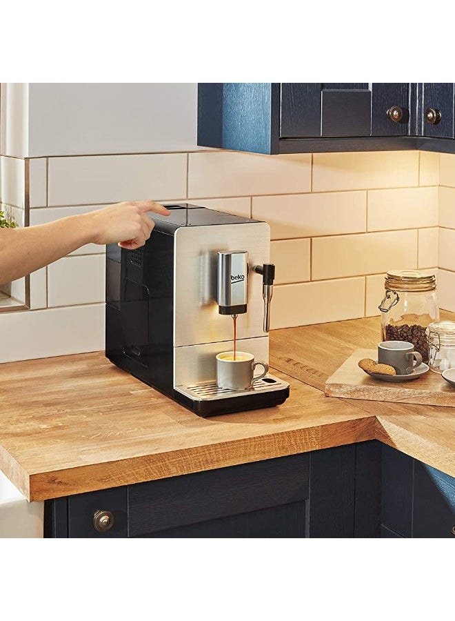 بيكو ماكينة إسبريسو أوتوماتيكية من الحبوب إلى الكوب مع عصا بخار، فوهة بخار، تحكم LCD بلمسة واحدة، ضغط 19 بار، خزان مياه قابل للإزالة سعة 1.6 لتر - Image 5