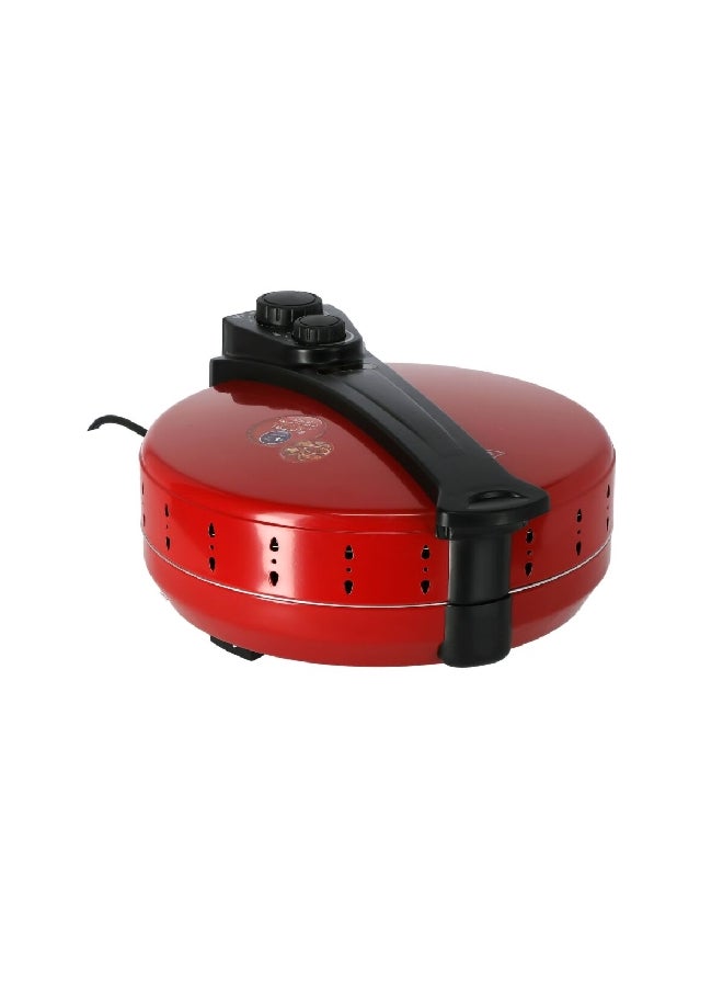 Hamilton Beach Non Stick Coated Auto Shut Pizza Maker 1200 W 31700-SAU Red - Image 1