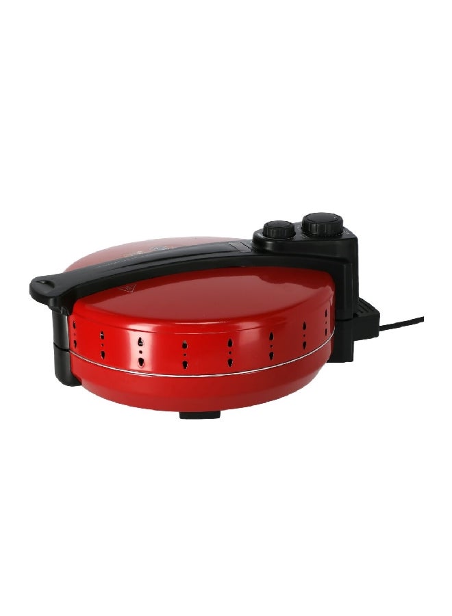 Hamilton Beach Non Stick Coated Auto Shut Pizza Maker 1200 W 31700-SAU Red - Image 4