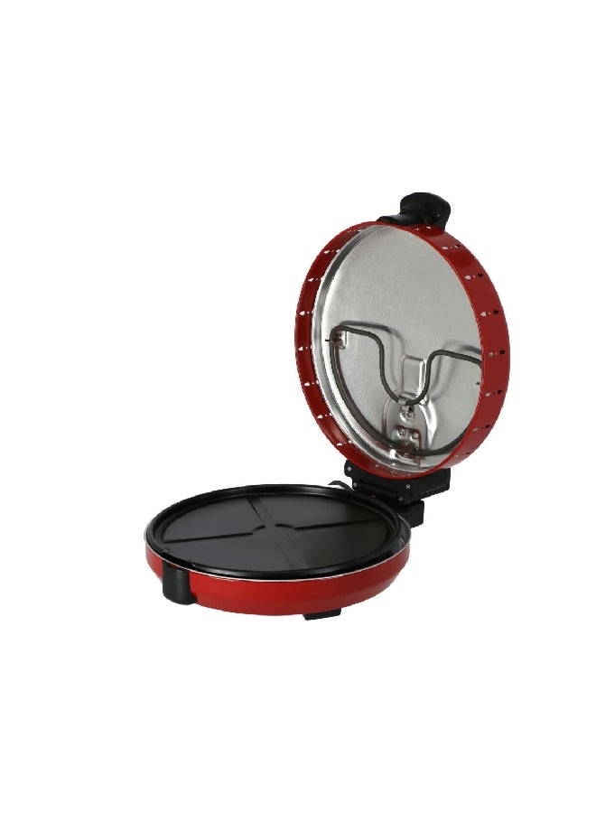 Hamilton Beach Non Stick Coated Auto Shut Pizza Maker 1200 W 31700-SAU Red - Image 2