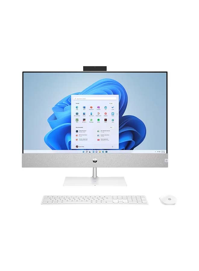 HP - Pavilion 27-CA2152NH All-In-One With 27-Inch Display, Core i7-13700 Processor/16GB RAM/1TB SSD/4GB Nvidia GeForce RTX3050 Graphics Card/Windows 11 Pro/ English White - Image 1