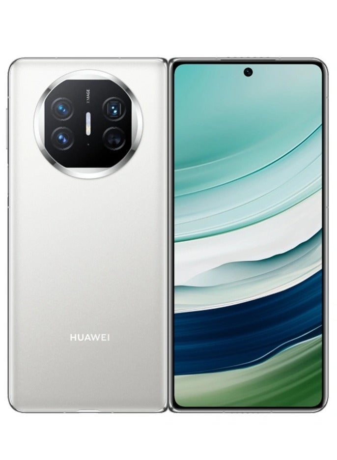 Mate X5 Folded Screen 12GB+512GB Mobile Phone 7.85 Inches Kunlun Glass Screen HarmonyOS 4.0 Kirin 9000S NFC Smartphone White Chinese Version