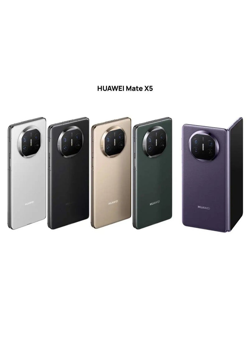 Mate X5 Folded Screen 12GB+512GB Mobile Phone 7.85 Inches Kunlun Glass Screen HarmonyOS 4.0 Kirin 9000S NFC Smartphone White Chinese Version