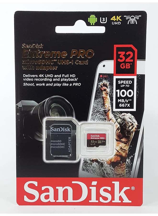 سانديسك Extreme PRO 32 GB microSDHCUHS-I Memory Card 32 GB  - Image 4