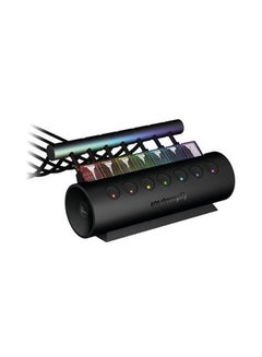 Streamplify Streamplify HUB CTRL 7 7-Port RGB USB Hub 2.0A USB Port fast Charging Black  - Image 2