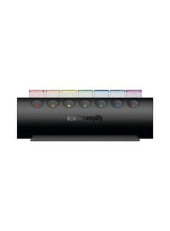 Streamplify Streamplify HUB CTRL 7 7-Port RGB USB Hub 2.0A USB Port fast Charging Black  - Image 3