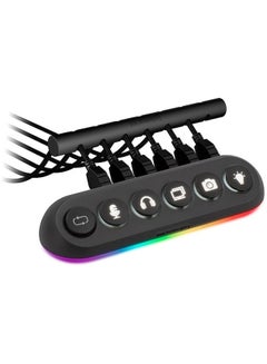 Streamplify Streamplify HUB DECK 5 RGB USB Hub 5-port USB Hub Power Charging  - Image 1