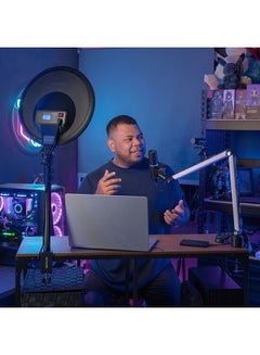 Streamplify Streamplify Glow Light 14 Ring Light with LCD Touch Panel  - Image 5