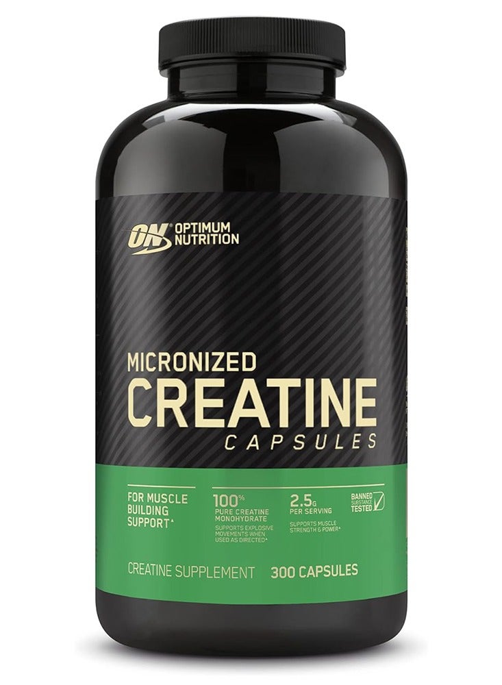 Optimum Nutrition Micronized Creatine Capsules, 300 Capsules 