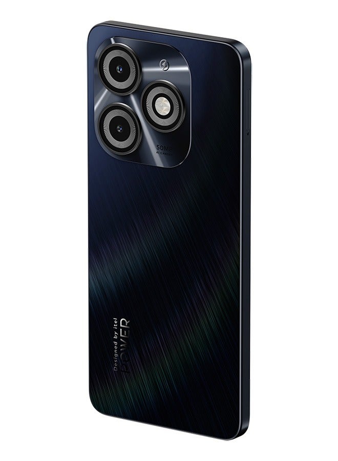 إيتيل P55 ثنائي الشريحة باللون الأسود القمري، 8+16 جيجابايت من ذاكرة الوصول العشوائي، 128 جيجابايت، 4G - Image 4