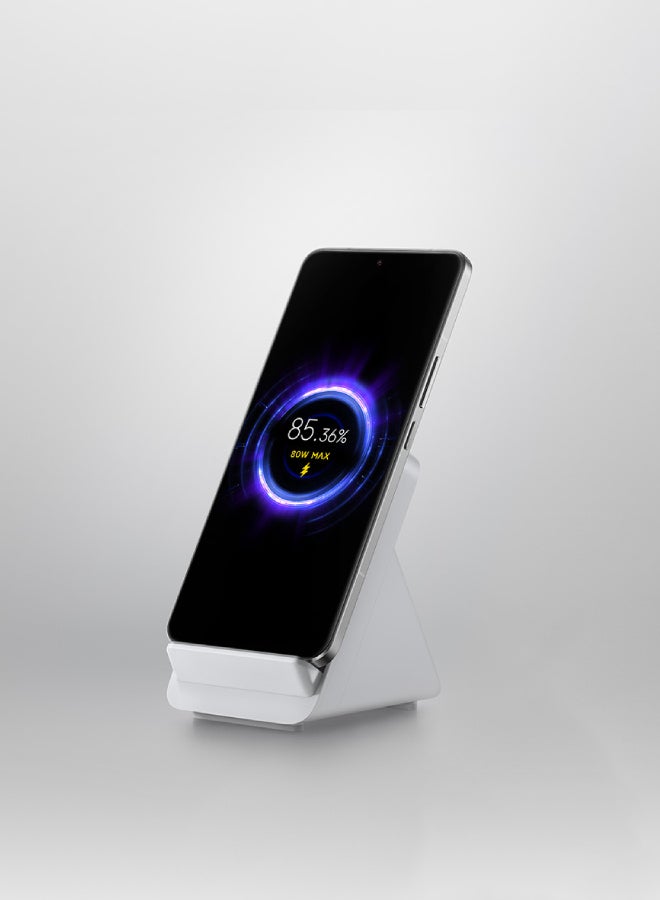 شاومي - 14 Ultra Dual SIM باللون الأبيض، وذاكرة الوصول العشوائي (RAM) سعة 16 جيجابايت، وذاكرة الوصول العشوائي (RAM) سعة 512 جيجابايت، وشبكة الجيل الخامس (5G) - الإصدار العالمي مع حامل شحن لاسلكي متكيف بقدرة 80 وات وخدمة ضمان VIP - Image 1